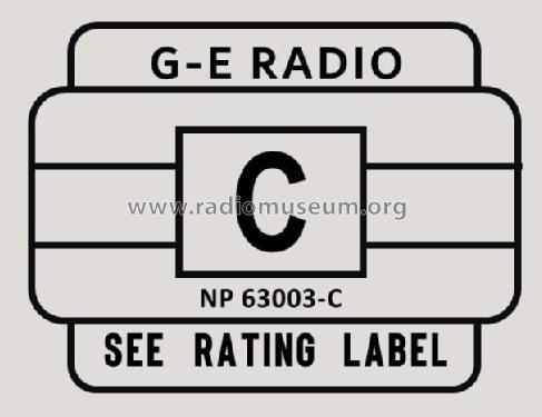 A-63 ; General Electric Co. (ID = 2944947) Radio