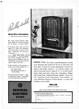 A-82 ; General Electric Co. (ID = 2782963) Radio