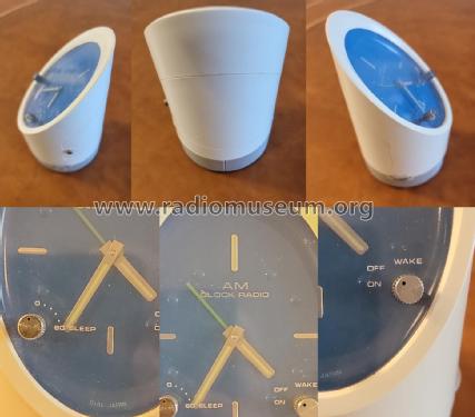 AM Clock Radio The Captain C2455B; General Electric Co. (ID = 2849973) Radio