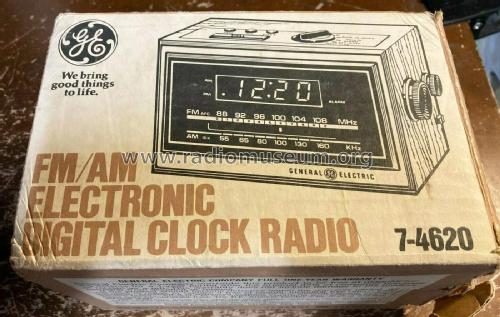 AM FM Alarm Clock Radio 7-4620D; General Electric Co. (ID = 2744314) Radio