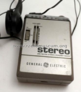 AM/FM/FM Stereo Headset Radio 7-1010A; General Electric Co. (ID = 1470083) Radio
