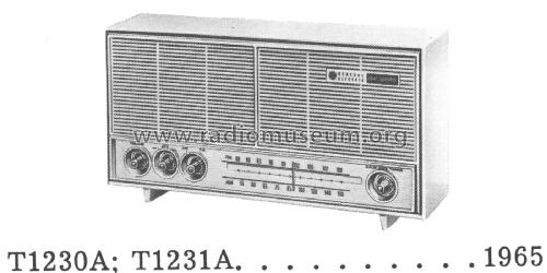 AM FM Radio T1230A; General Electric Co. (ID = 1864017) Radio