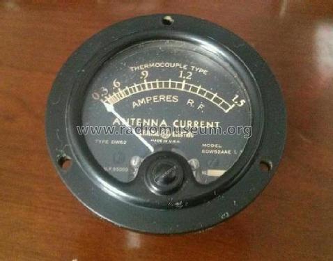 Antenna Current Meter 8DW52AAE; General Electric Co. (ID = 1494154) Radio part