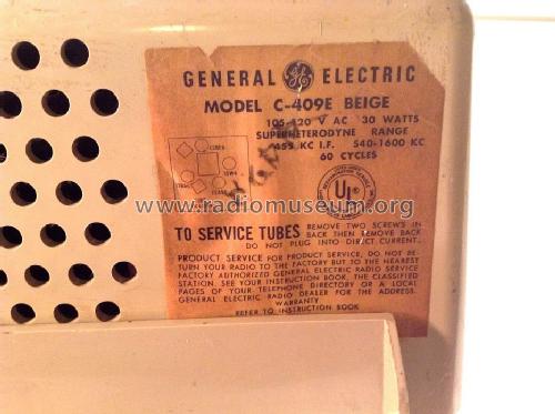 C-409E ; General Electric Co. (ID = 1703315) Radio