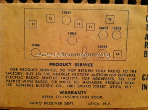 C-540C ; General Electric Co. (ID = 1597502) Radio