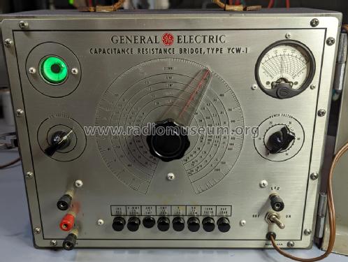 Capacitance/resistance meter YCW-1; General Electric Co. (ID = 2761497) Equipment