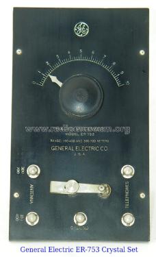 Radio Receiver ER-753 Design No. 2; General Electric Co. (ID = 1985995) Detektor