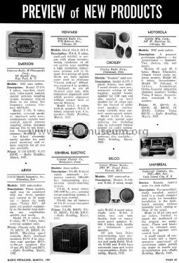 FA-60 ; General Electric Co. (ID = 1031149) Car Radio