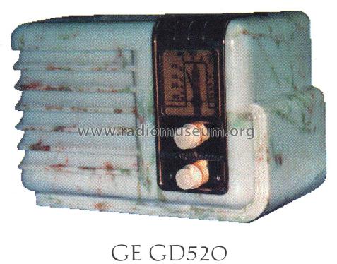 GD520 ; General Electric Co. (ID = 1463611) Radio