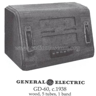 GD-60 ; General Electric Co. (ID = 1415112) Radio