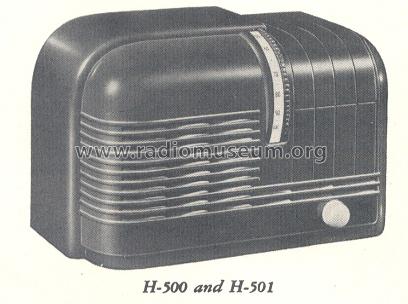 H-500 ; General Electric Co. (ID = 158491) Radio