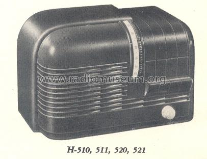 H-510 ; General Electric Co. (ID = 158496) Radio