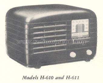 H-611 ; General Electric Co. (ID = 158697) Radio