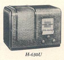 H-630U W ; General Electric Co. (ID = 168264) Radio