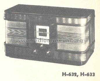 H-633 ; General Electric Co. (ID = 159158) Radio