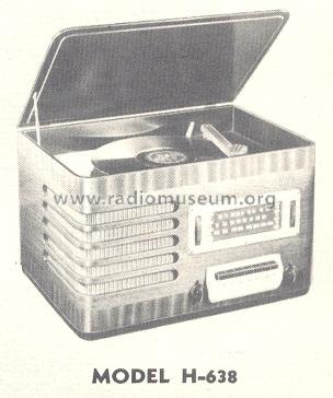 H-638 ; General Electric Co. (ID = 159166) Radio