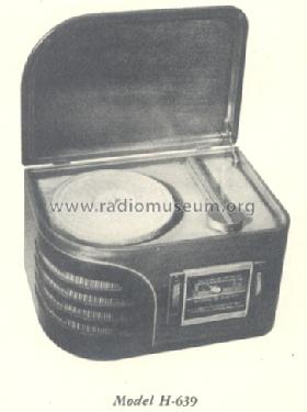 H-639 DC ; General Electric Co. (ID = 159170) Radio