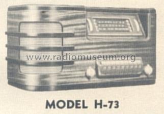 H-73 ; General Electric Co. (ID = 158469) Radio