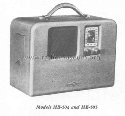 HB-505 ; General Electric Co. (ID = 159482) Radio