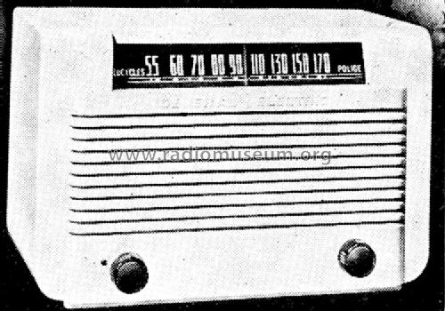 J-501W ; General Electric Co. (ID = 1035073) Radio