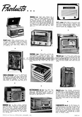 J-501W ; General Electric Co. (ID = 1035074) Radio
