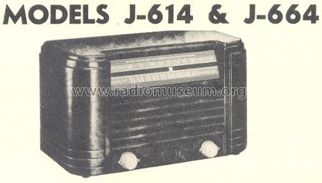 J-614 ; General Electric Co. (ID = 160114) Radio