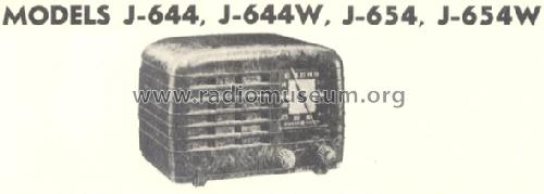 J-644 ; General Electric Co. (ID = 160129) Radio