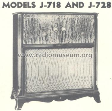 J-718 ; General Electric Co. (ID = 160833) Radio