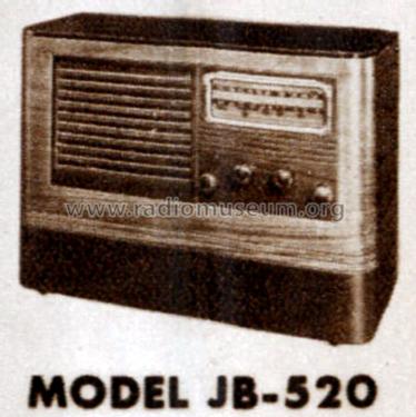 JB-520 ; General Electric Co. (ID = 1396306) Radio