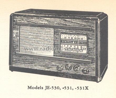 JE-530 ; General Electric Co. (ID = 163442) Radio