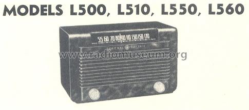 L-500 ; General Electric Co. (ID = 164052) Radio