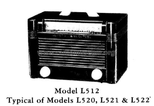 L-521 ; General Electric Co. (ID = 1132172) Radio