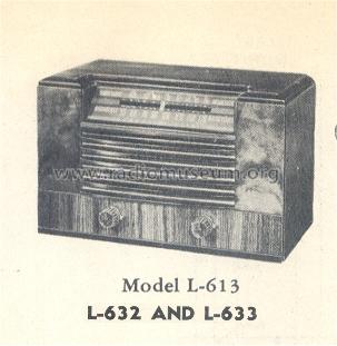 L-613 ; General Electric Co. (ID = 164082) Radio