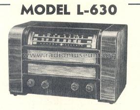 L-630 ; General Electric Co. (ID = 164368) Radio