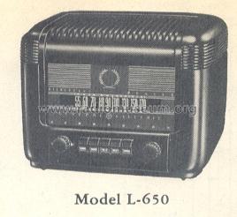 L-650 ; General Electric Co. (ID = 164692) Radio