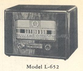 L-652 ; General Electric Co. (ID = 164693) Radio