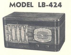 LB-424 ; General Electric Co. (ID = 165090) Radio