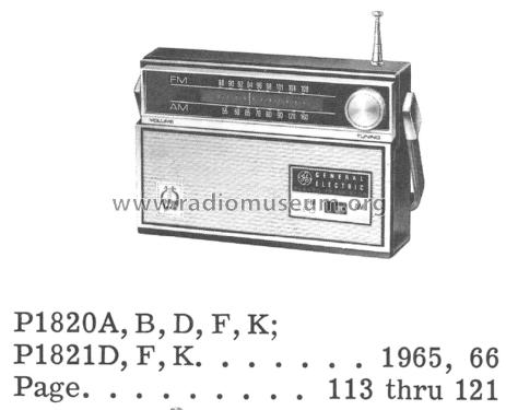 P1820F ; General Electric Co. (ID = 2017270) Radio