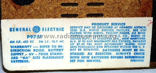 P975A ; General Electric Co. (ID = 672753) Radio
