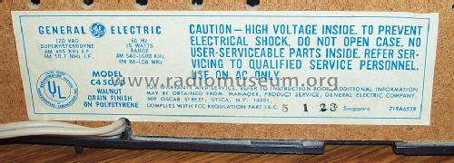 Solid State C4505D; General Electric Co. (ID = 1241516) Radio