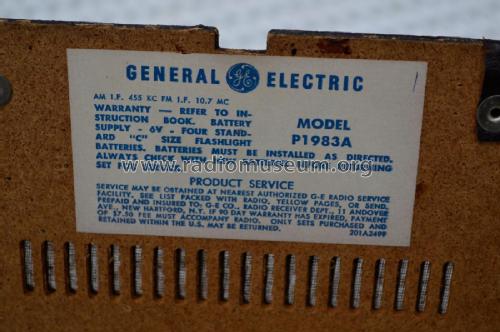 Solid State Two Way Power P-1983A; General Electric Co. (ID = 2303492) Radio