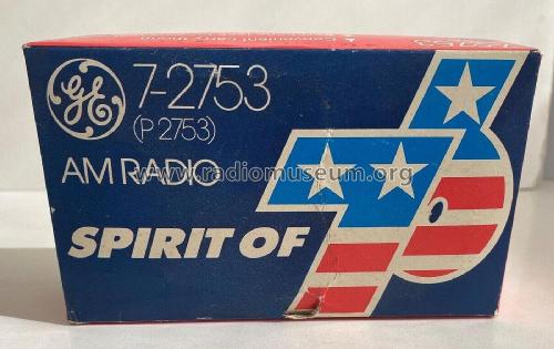Spirit of ´76 All Transistor 7-2753 ; General Electric Co. (ID = 2849700) Radio
