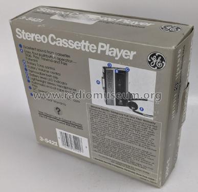 Stereo Cassette Player 3-5421A; General Electric Co. (ID = 2981251) Sonido-V