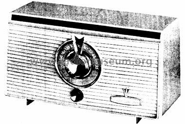 Dual Speaker T107B; General Electric Co. (ID = 107875) Radio