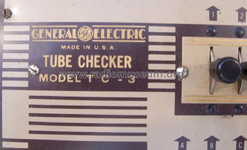 Tube Checker TC-3; General Electric Co. (ID = 1448905) Equipment