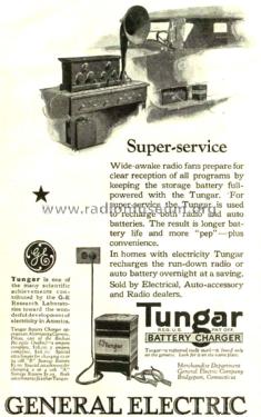 Tungar Battery Charger 195529; General Electric Co. (ID = 1261413) Strom-V