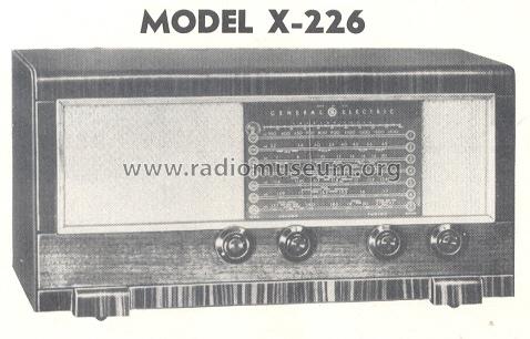 X-226 ; General Electric Co. (ID = 166658) Radio