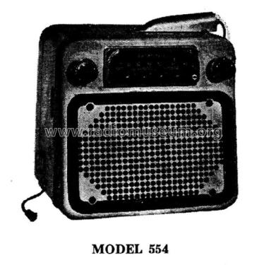 554 Sonomatic ; General Motors of (ID = 2311639) Car Radio