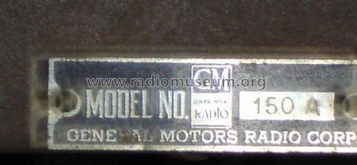 150 'The Queen Anne' ; General Motors Radio (ID = 1757925) Radio