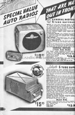 6-Tube Superhet ; General Motors Radio (ID = 1670598) Autoradio